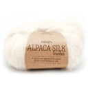 DROPS Brushed Alpaca Silk Uni Color 001 Natural