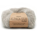 DROPS Brushed Alpaca Silk Uni Color 002 Light Grey