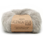 Drops Brushed Alpaca Silk Uni Colour 002 Lichtgrijs