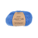 DROPS Brushed Alpaca Silk Uni Color 026 Cobalt Blue