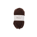 DROPS Daisy Uni Color 035 Dark Brown