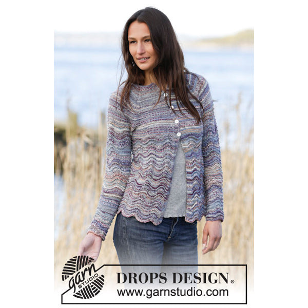 DROPS Fabel Long Print 602 Silver-fox | Yarnplaza – Wolplein.nl