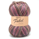 DROPS Fabel Long Print 655 Wooden-rose