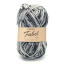 DROPS Fabel Print 905 Salt and Pepper