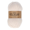 DROPS Flora Uni Color 22 White Mist