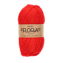 DROPS Flora Uni Color 33 Bright Red