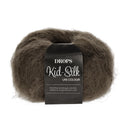 DROPS Kid-Silk Uni Color 015 Dark Brown