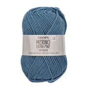 Drops Merino Extra Fine Uni Colour 23 Grijsblauw