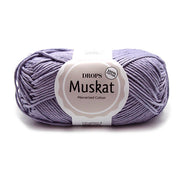 Drops Muskat Uni Colour 01 Lavendel