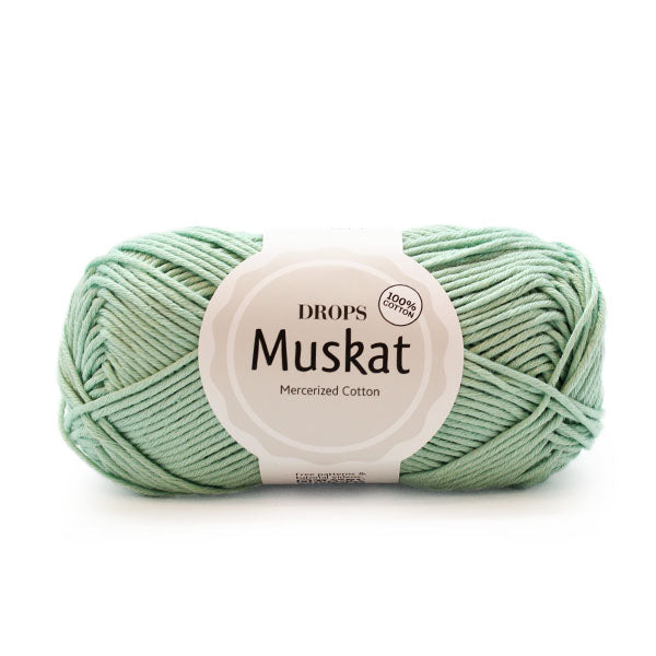 Drops Muskat Uni Colour 20 Licht Mintgroen