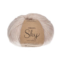DROPS Sky Uni Color 025 White Mist