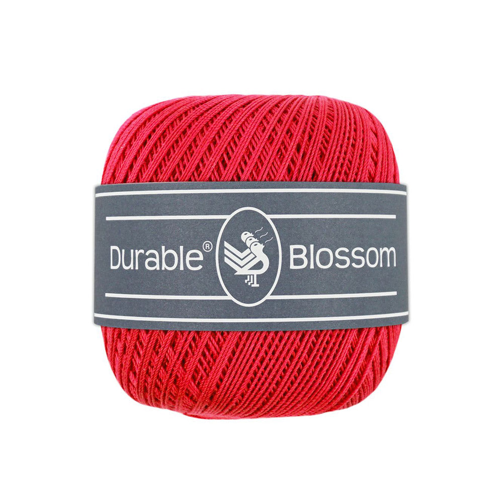 Durable Blossom 316 Red Brei- en Haakgaren