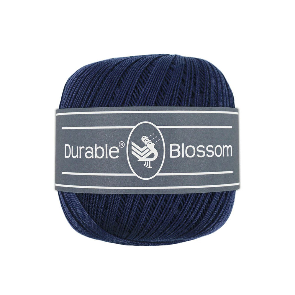 Durable Blossom 321 Navy Brei- en Haakgaren