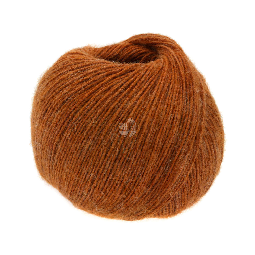 Bol Lana Grossa Ecopuno 049 Kaneelbruin met zachte katoen-, merino- en alpacavezels