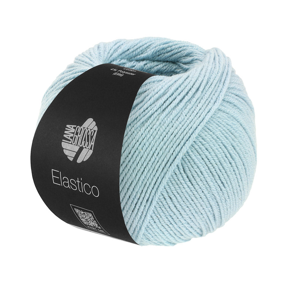 Lana Grossa Elastico 130 Subtiel Blauw