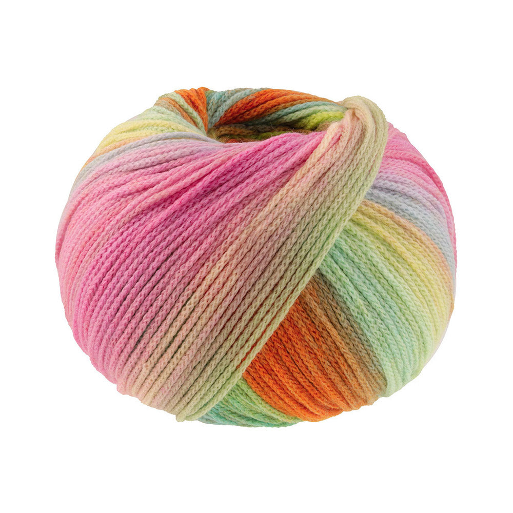 Lana Grossa Farfalla 0005 Abrikoos/Oranje/Roze/Roze/Pistache/Licht/Mint/Zeegroen/Lichtgeel