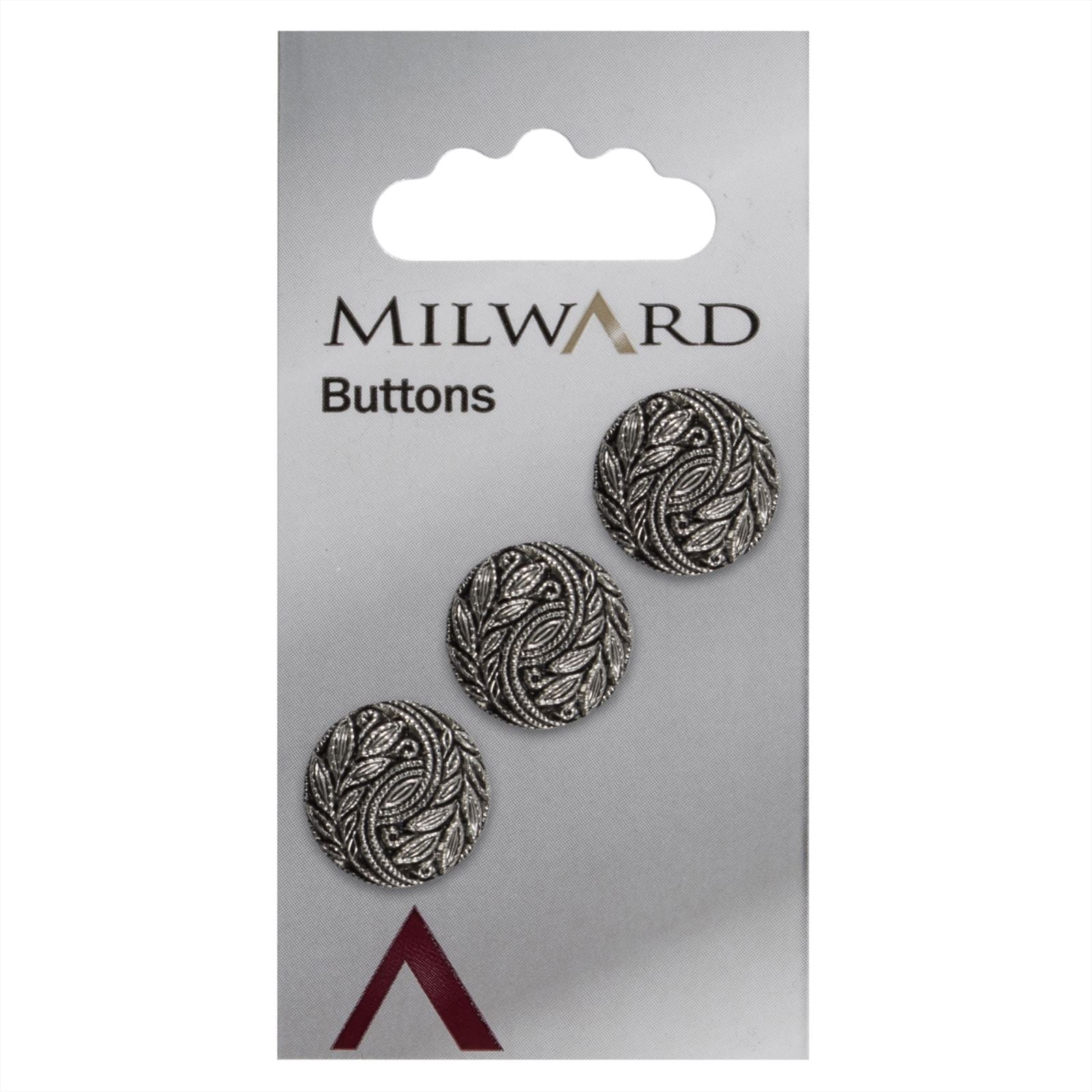 Milward Knoop Metaal Bloemblad 15mm (3 stuks)