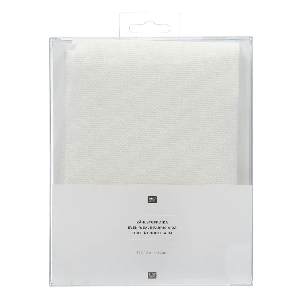 Rico SB Aida Borduurstof 40 x 40 cm 001 White