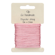 Go Handmade Polyester Koord 4 Roze