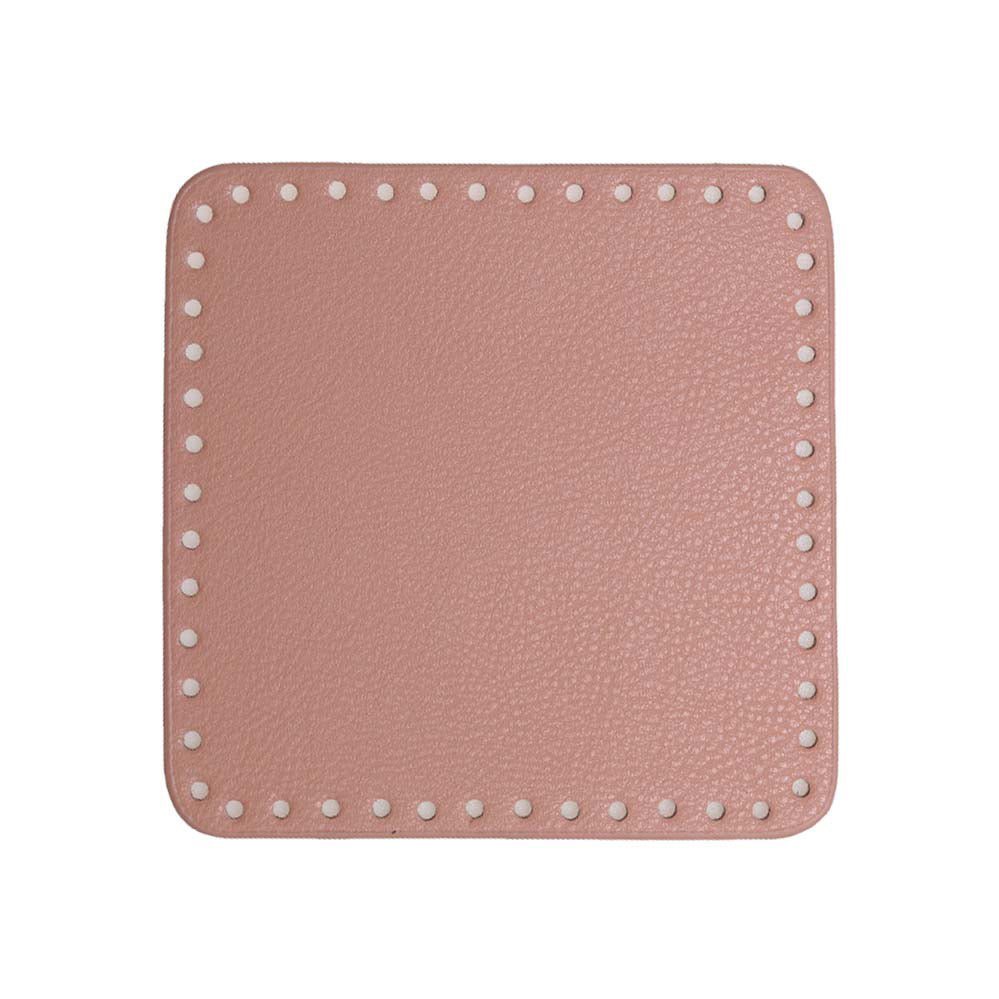 Go Handmade PU Leren Bodem 18x18cm Roze