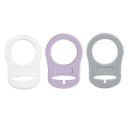 Go Handmade Silicone Pacifier Rings 06 Lavender Mix