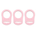 Go Handmade Silicone Pacifier Rings 08 Baby Pink