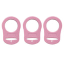 Go Handmade Silicone Pacifier Rings 09 Old Pink