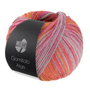 Lana Grossa Gomitolo Alga 2021 Rood/oranje/fuchsia/mint/braambes/grijs