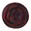 Lana Grossa Gomitolo Disegno 526 Nougat/Navy/Midnight Blue/Cyclamen/Orange/Grey/Dark Brown