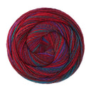 Lana Grossa Gomitolo Disegno 527 Red/Wine Red/Violet/Petrol/Reddish Brown