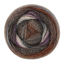 Lana Grossa Gomitolo Gala 4041 Lilac/Chestnut/Violet/Dark Grey/Gray-Brown/Light Grey/Off-white