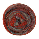 Lana Grossa Gomitolo Gala 4045 Dark Red/Gray-Red/Turquoise/Petrol/Gray-Blue/Beige/Gray-Brown