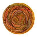 Lana Grossa Gomitolo Intenso 244 Orange/Nougat/Ochre/Gray-Blue/Light/Dark/Reddish Brown/Coral