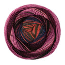 Lana Grossa Gomitolo Modo 623 Black/Gray-Red/Coral/Pink/Dark Teal/Dark Olive/Burgundy/Fuchsia