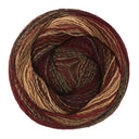 Lana Grossa Gomitolo Modo 628 Black-Red/Camel/Black-Brown/Anthracite