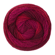Lana Grossa Gomitolo Versione 462 Zwartrood/Bordeaux/Bordeaux - bol garen