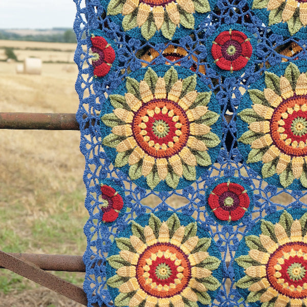 Fields of gold — gemaakt met Haakpatroon Fields of Gold Deken