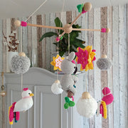 Haakpatroon Paradijsvogel Babymobiel