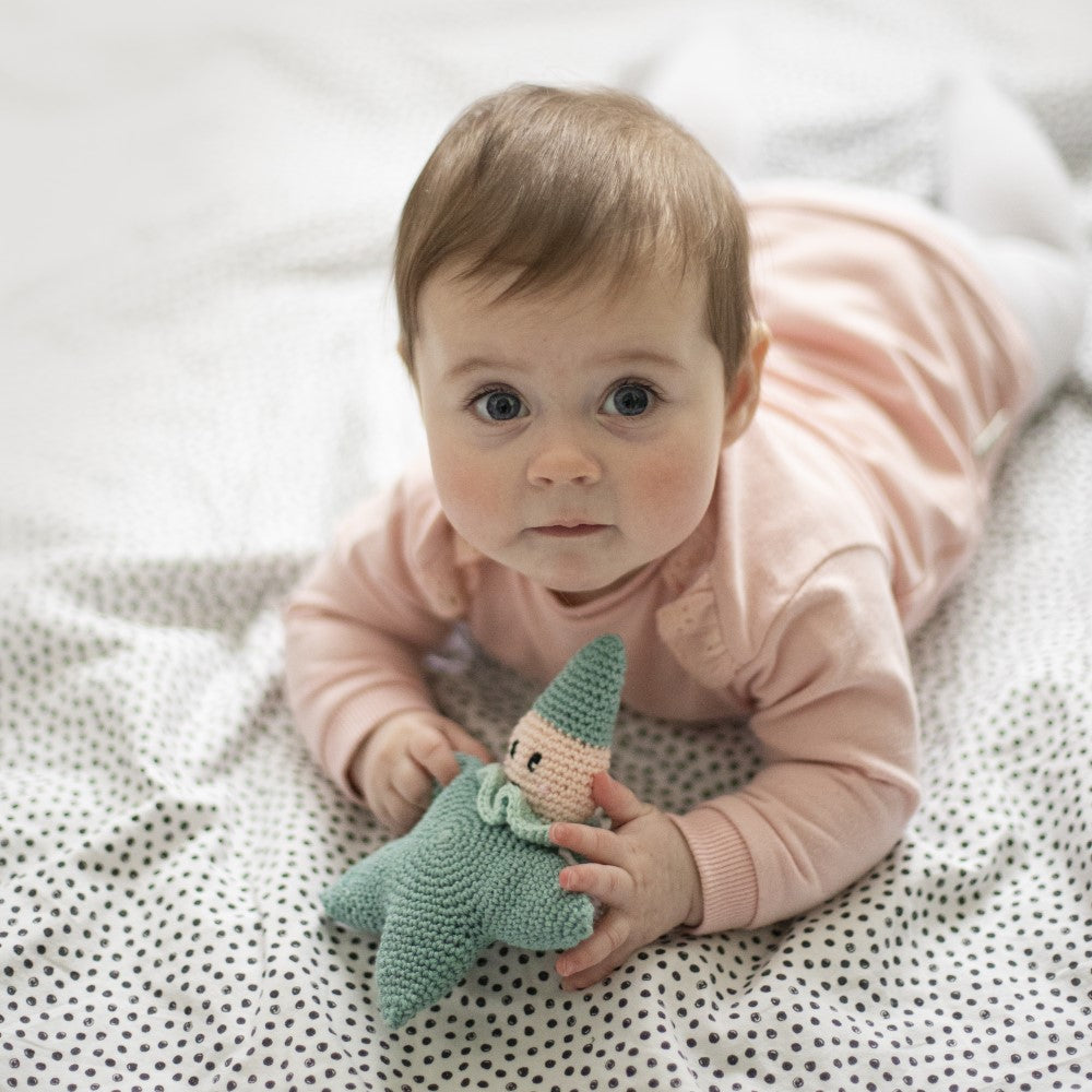 Haakpatroon Rammelaar Ster Poppetje (Digital)