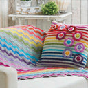 Crochet Pattern: Stylecraft Life DK No. F074 Blanket, Cushion, and Garland (Digital)