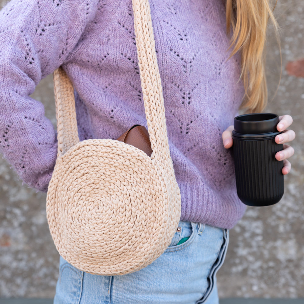 Basket bag — gemaakt met Haakpatroon Yarn and Colors Basket Bag