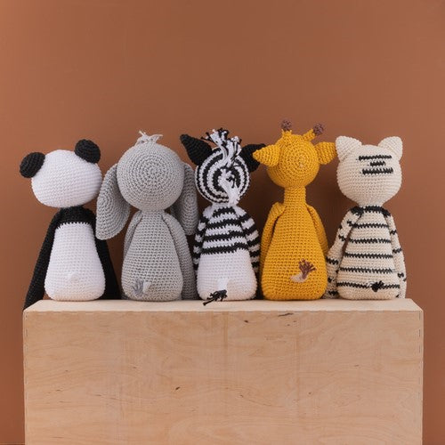 Zoo animals — gemaakt met Haakpatroon Yarn and Colors Pip Panda