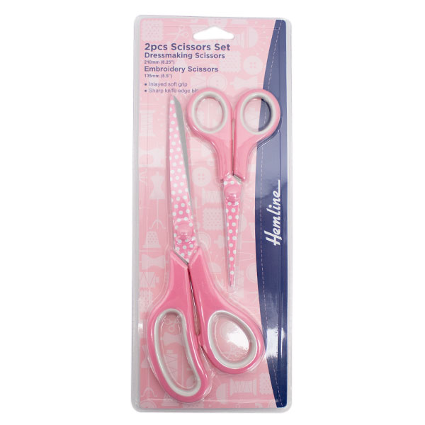 Hemline set stoffenschaar pink — gemaakt met Hemline Set Stoffenschaar (21cm) & Borduurschaar (13,5cm) Pink (3)