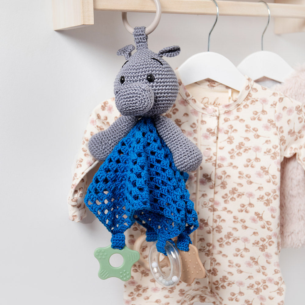 Nijlpaard knuffeldoekje - Go Handmade Sensory Kit Patroon (digital)