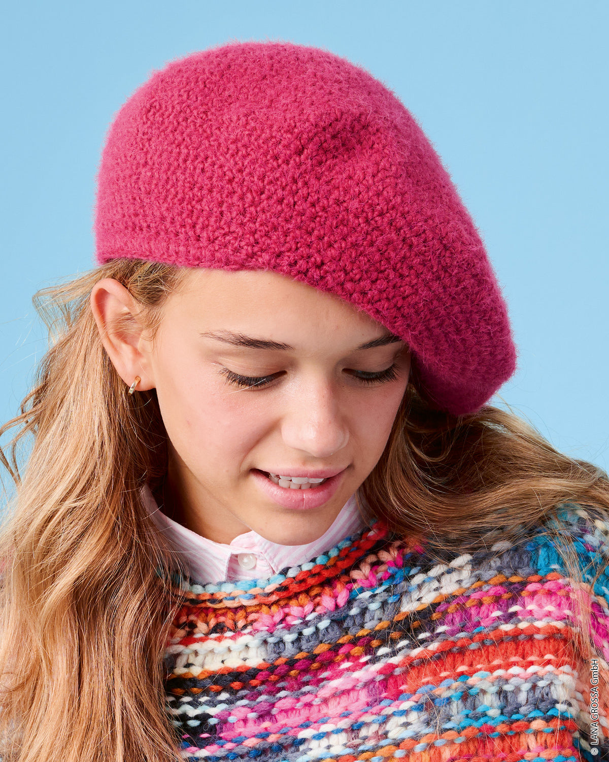 Lana Grossa Kids Nr. 15 model 13 - baret met Così - sfeerfoto 1