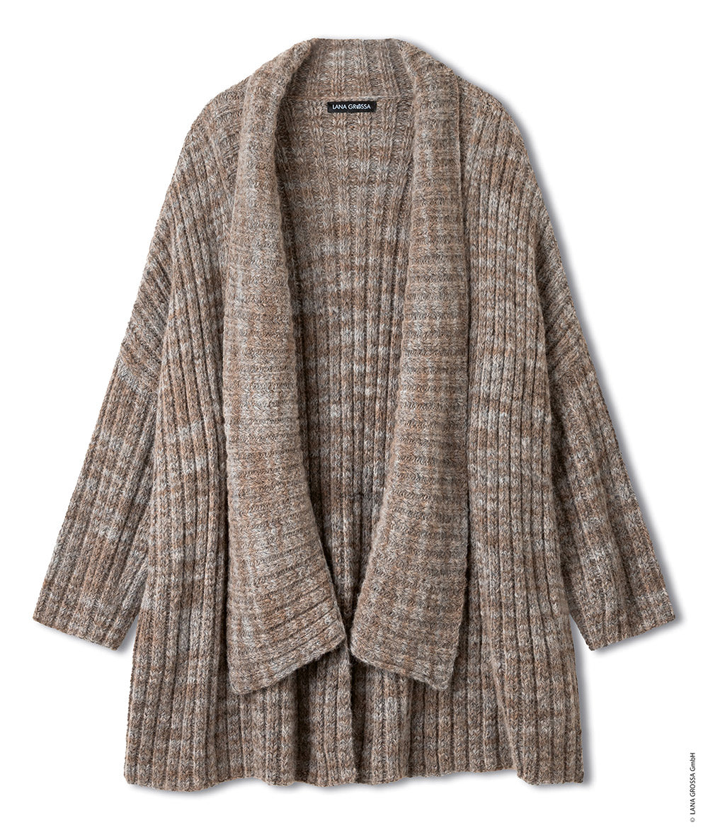 Productfoto van cardigan gemaakt met Lana Grossa Pelo Cashmere - Classici 31 model 48