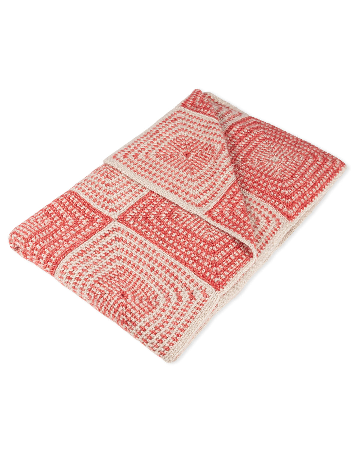 Lana Grossa Nordic Knits Nr. 5 Scandic Living - granny plaid, kussen en nekrol in Natural Alpaca Pelo - sfeerfoto 2