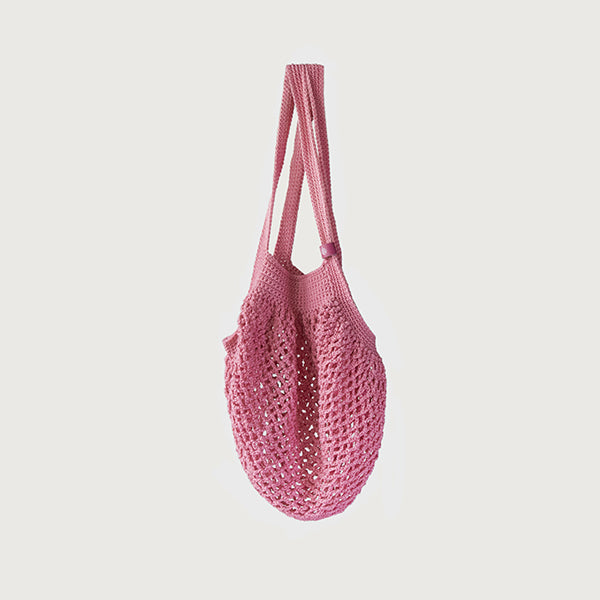 Roze haak leeg — gemaakt met Joly Bag Haakpakket