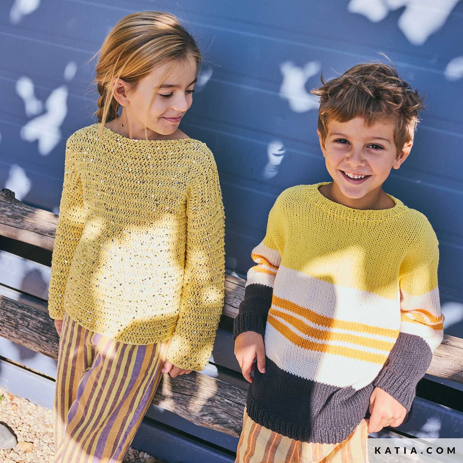 Patroon breien haken kinderen trui lente zomer katia — gemaakt met Katia Alabama