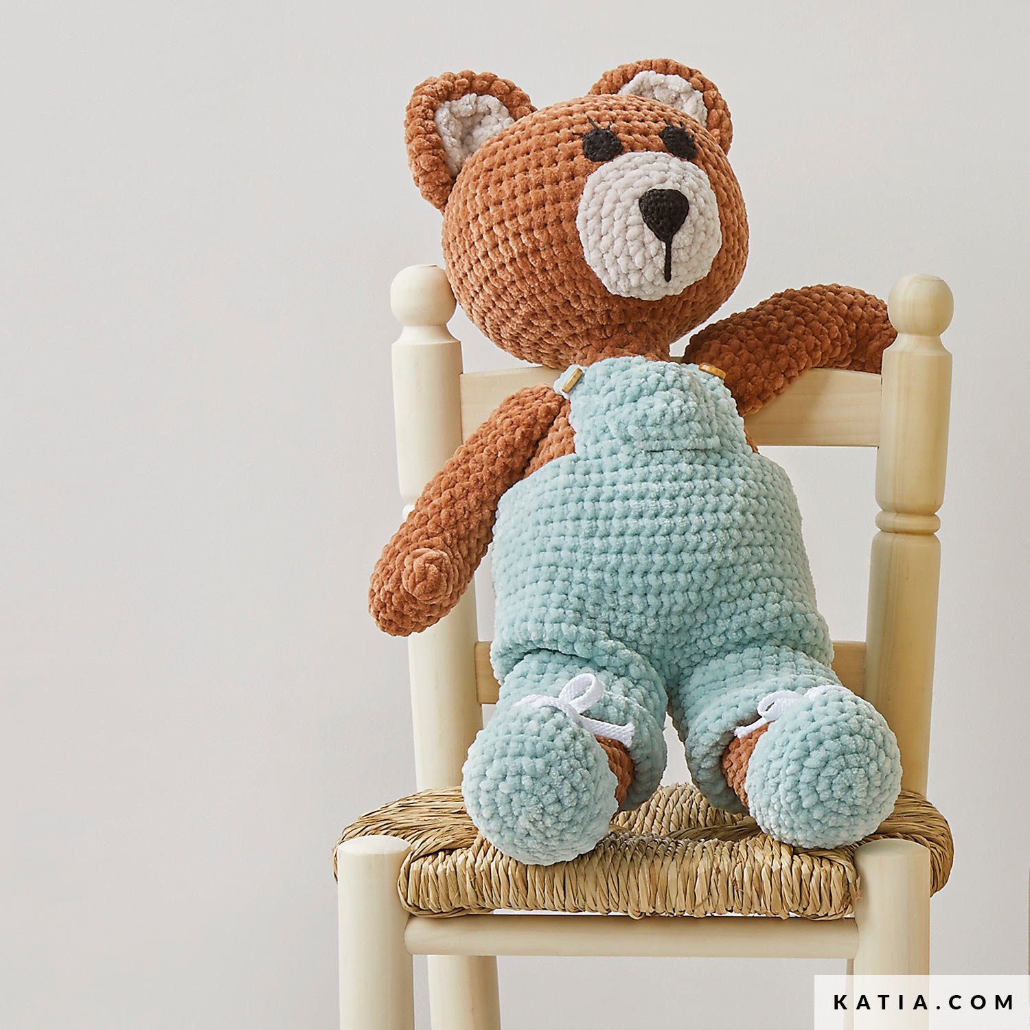 Patroon breien haken baby knuffeldier herfst winter katia — gemaakt met Katia Bambi